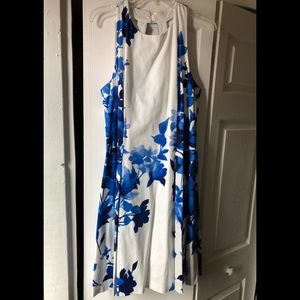 Ralph Lauren sleeveless floral dress size 14